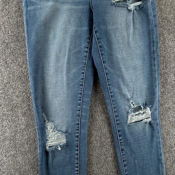 BKE Parker Jeans Women Blue Denim High Rise Ankle Skinny Adult ACTL 27X25 - Picture 4 of 15